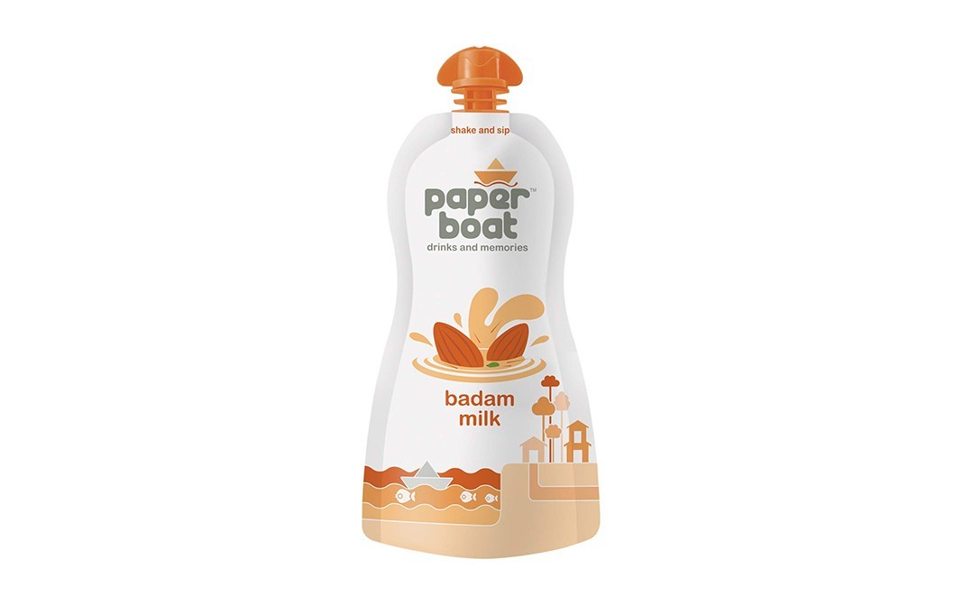 Paper Boat Badam Milk    Pouch  180 millilitre